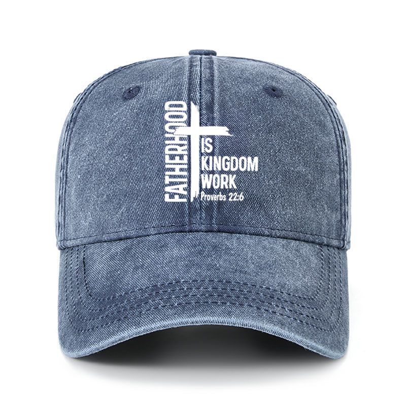 Heritage Washed Cap - Fatherhood is Kingdom Work