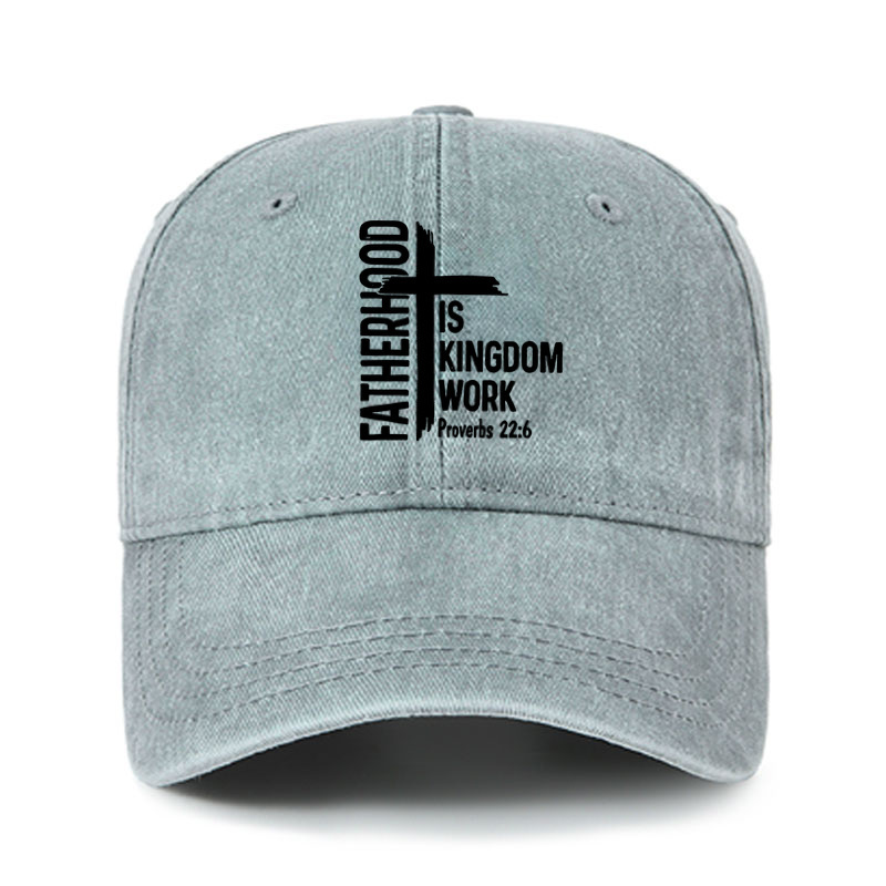 Heritage Washed Cap - Fatherhood is Kingdom Work