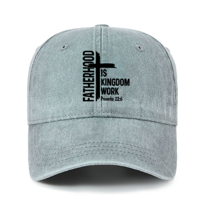 Heritage Washed Cap - Fatherhood is Kingdom Work