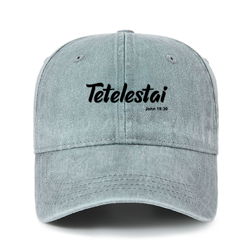 Heritage Washed Cap - Tetelestai John 19 : 30