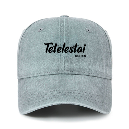 Heritage Washed Cap - Tetelestai John 19 : 30