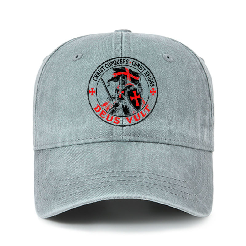 Heritage Washed Cap - Deus Vult