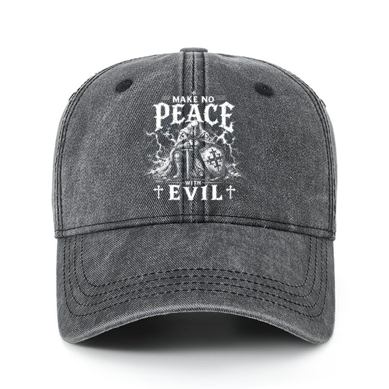 Heritage Washed Cap - Make No Peace With Evil 