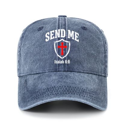 Heritage Washed Cap - Isaiah 6:8 - SEND ME   