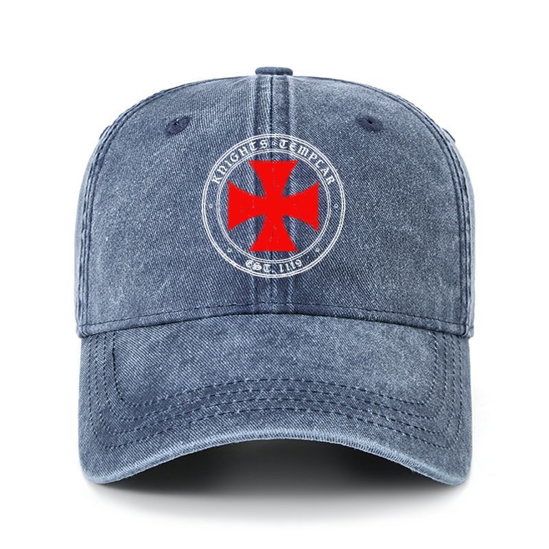 Heritage Washed Cap - Knights Templar Cross