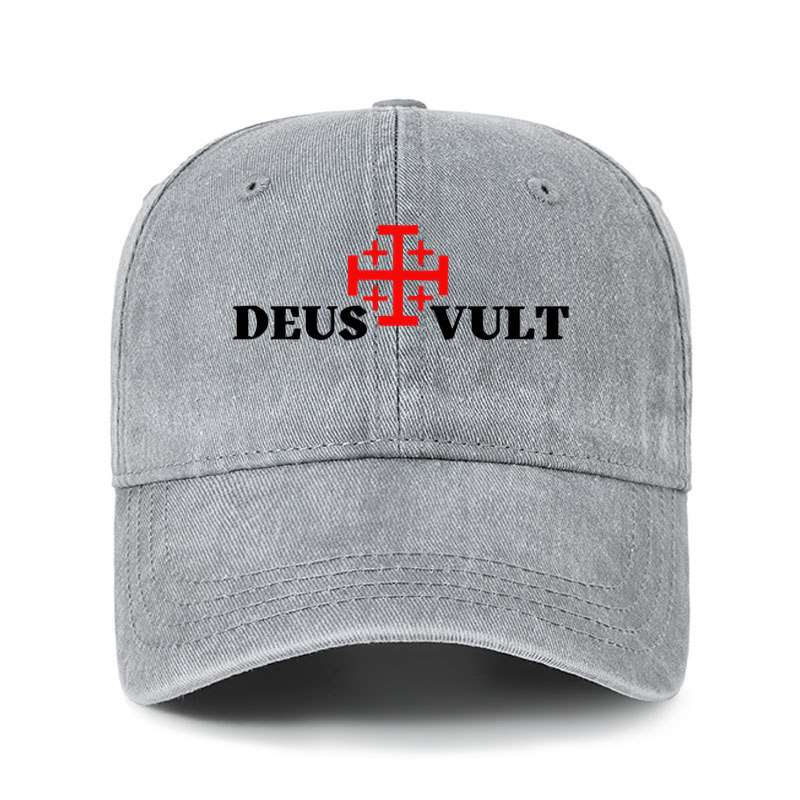 Heritage Washed Cap - Deus Vult 