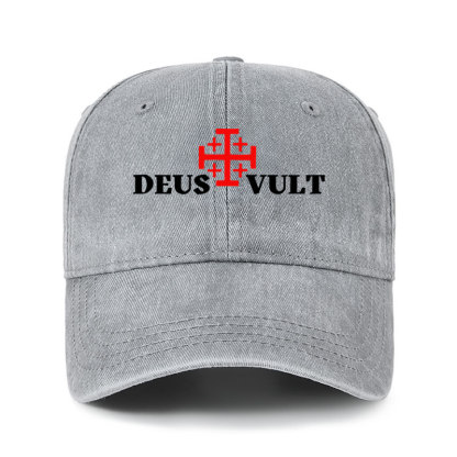 Heritage Washed Cap - Deus Vult 
