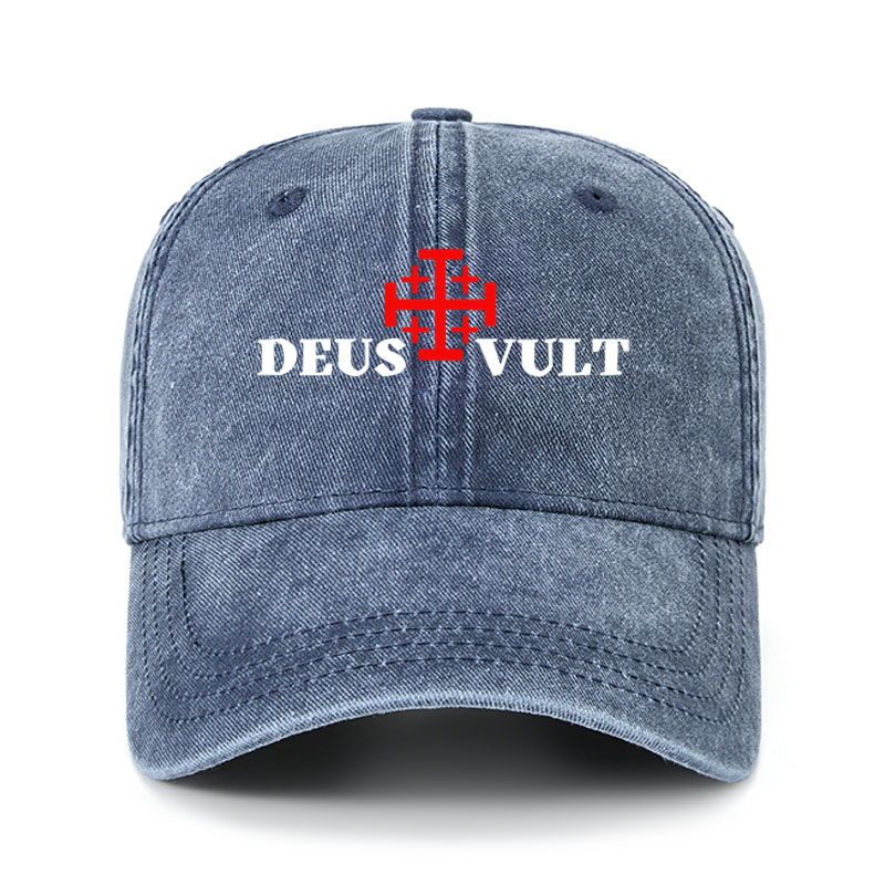 Heritage Washed Cap - Deus Vult 