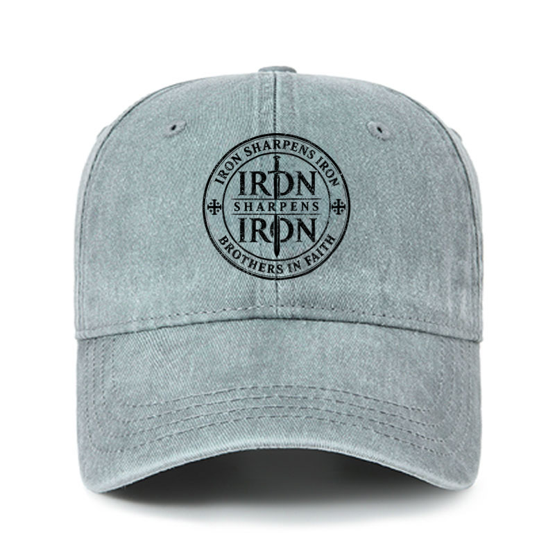 Heritage Washed Cap - Iron Sharpens Iron Brothers In Faith