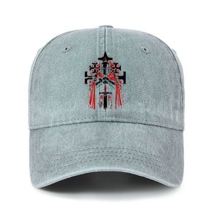 Heritage Washed Cap - Deus Vult: God Wills It