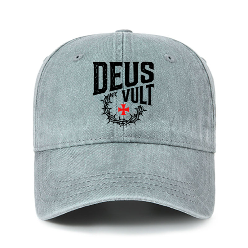 Heritage Washed Cap - Deus Vult   