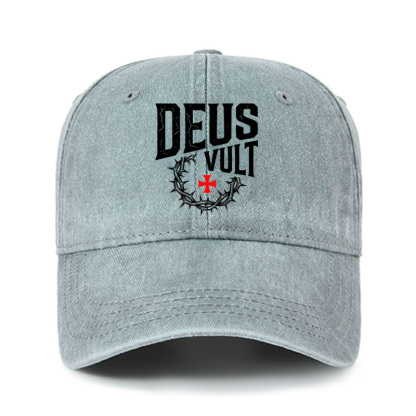 Heritage Washed Cap - Deus Vult   