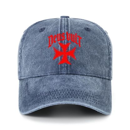 Heritage Washed Cap - Deus Vult
