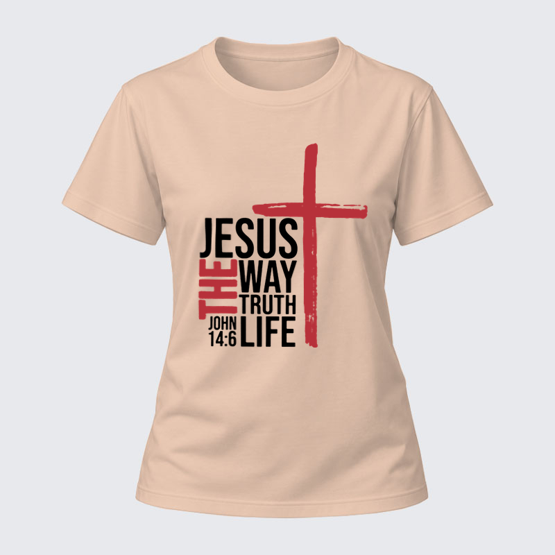 Women's T-shirts – Jesus The Way Truth Life Tee