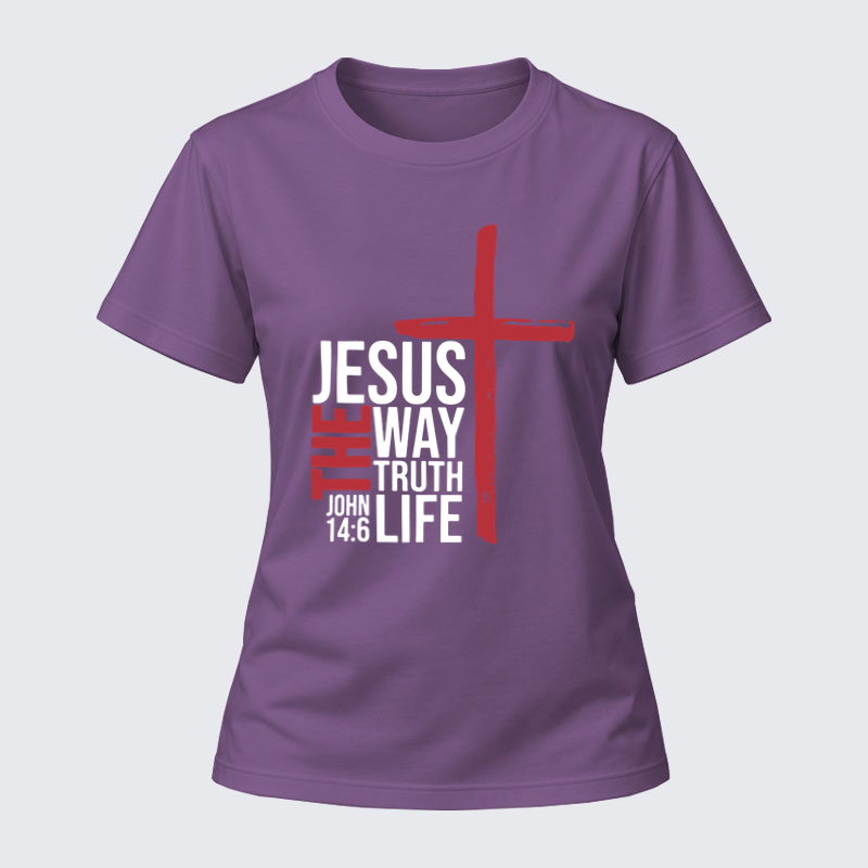 Women's T-shirts – Jesus The Way Truth Life Tee