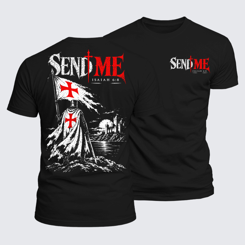 Luxe Mercerized Cotton Tee - Send Me Isaiah 6:8