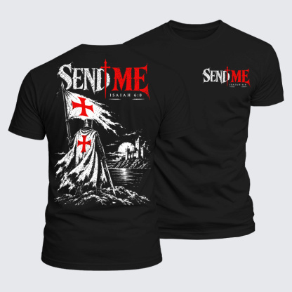Luxe Mercerized Cotton Tee - Send Me Isaiah 6:8