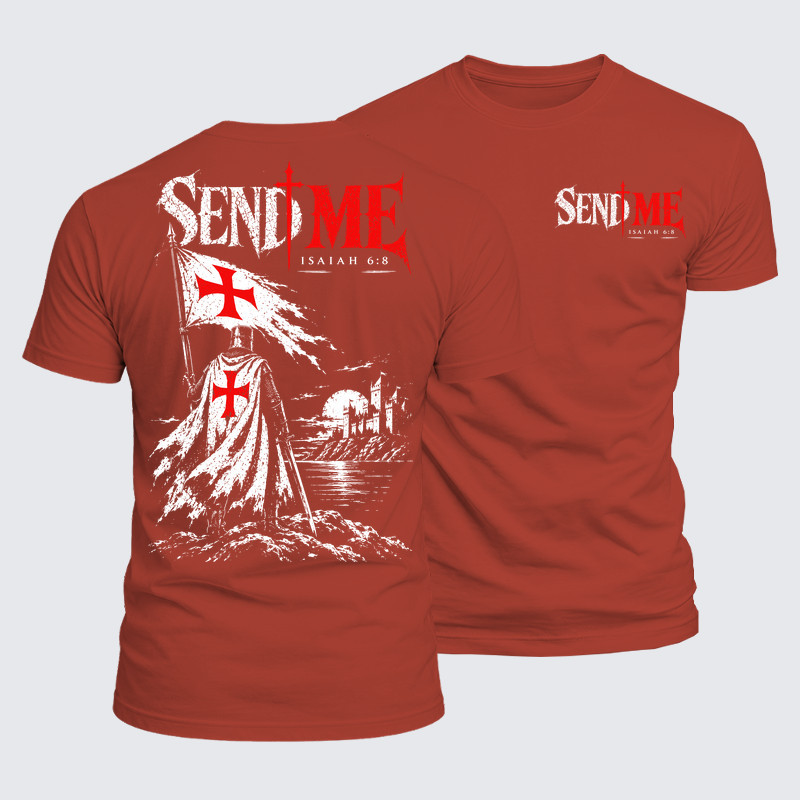Luxe Mercerized Cotton Tee - Send Me Isaiah 6:8