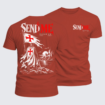 Luxe Mercerized Cotton Tee - Send Me Isaiah 6:8