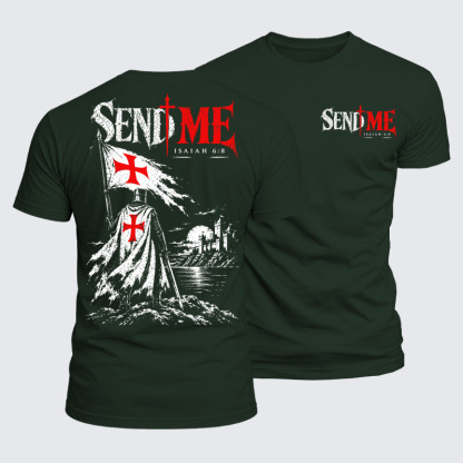 Luxe Mercerized Cotton Tee - Send Me Isaiah 6:8