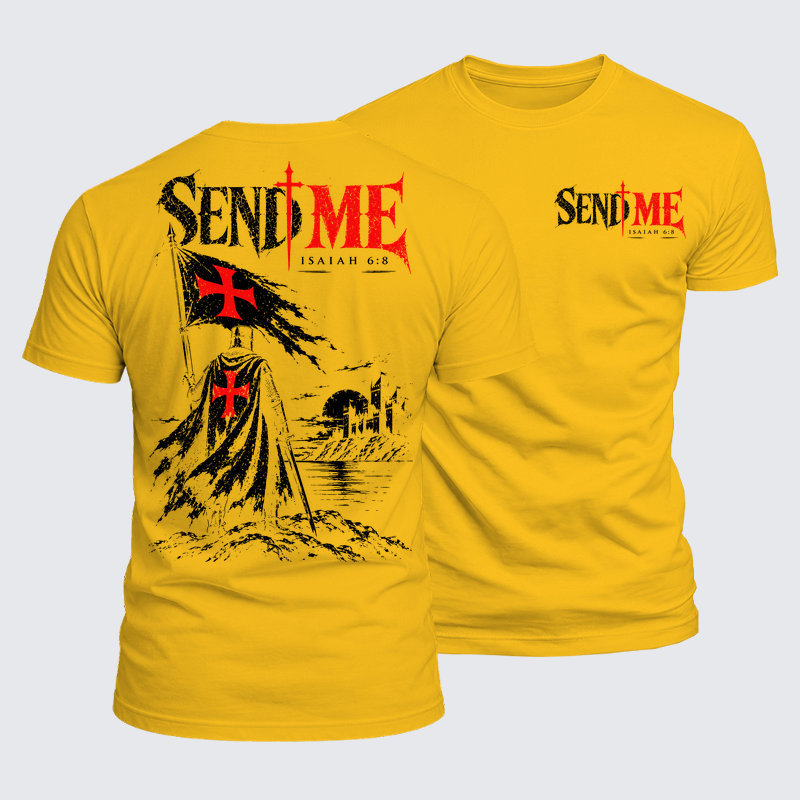 Luxe Mercerized Cotton Tee - Send Me Isaiah 6:8