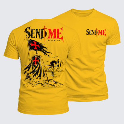 Luxe Mercerized Cotton Tee - Send Me Isaiah 6:8