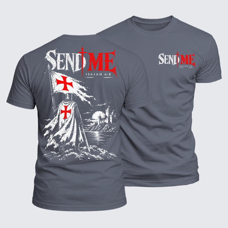 Luxe Mercerized Cotton Tee - Send Me Isaiah 6:8