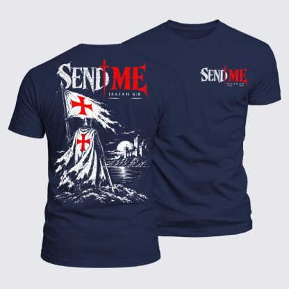 Luxe Mercerized Cotton Tee - Send Me Isaiah 6:8