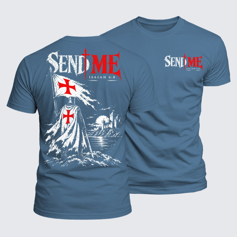 Luxe Mercerized Cotton Tee - Send Me Isaiah 6:8
