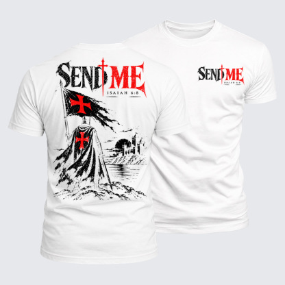 Luxe Mercerized Cotton Tee - Send Me Isaiah 6:8