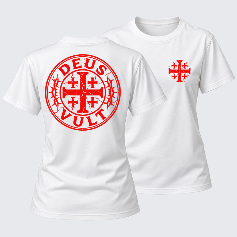 Women's T-shirts  - Deus Vult   