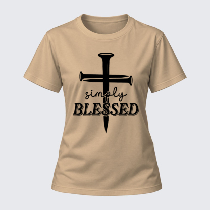 Women's T-shirts  - Simply Blessed   