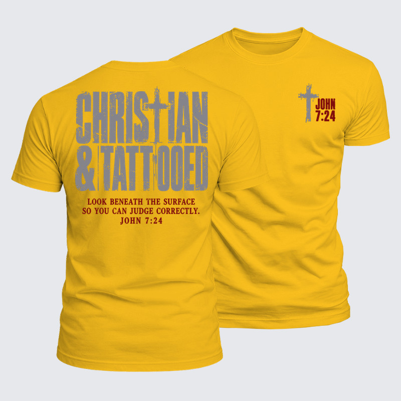 Luxe Mercerized Cotton Tee - Christian & Tattooed