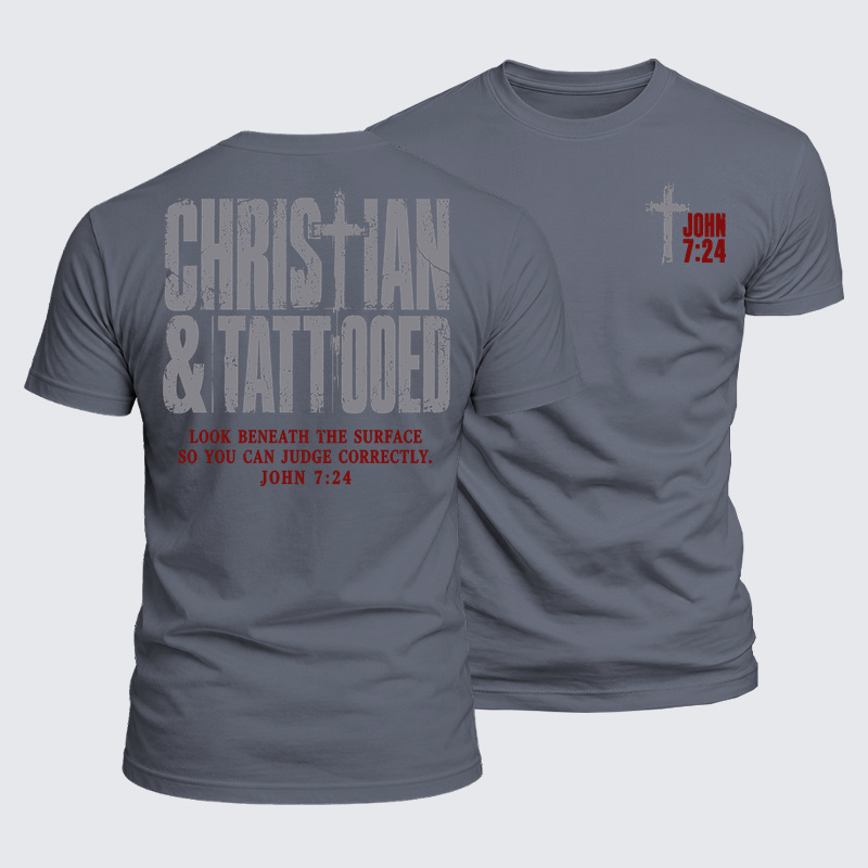 Luxe Mercerized Cotton Tee - Christian & Tattooed