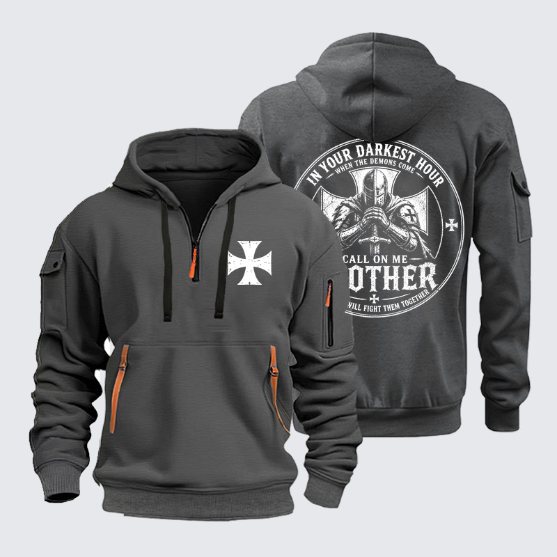 Zipper Hoodies - Call On Me Brother – Knights of Faith