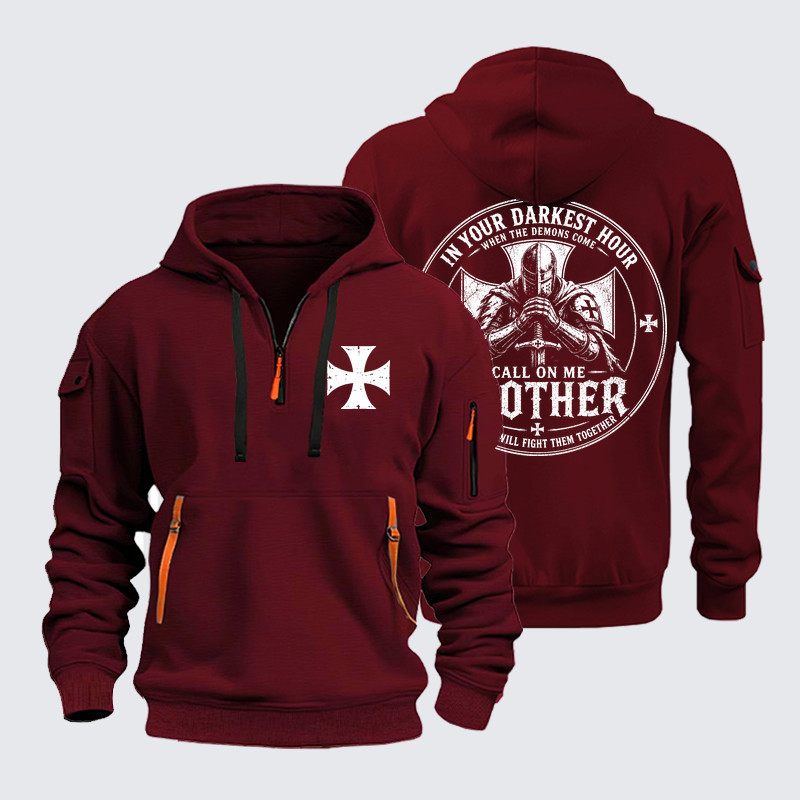 Zipper Hoodies - Call On Me Brother – Knights of Faith