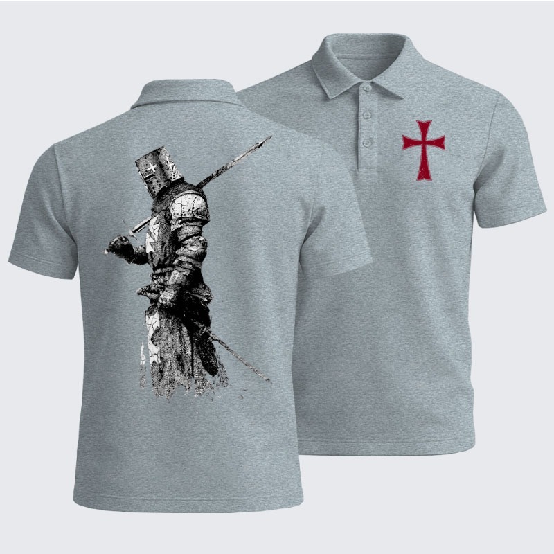 Men’s Premium Cotton Polo Shirt - Armor of God