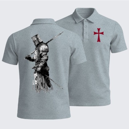 Men’s Premium Cotton Polo Shirt - Armor of God