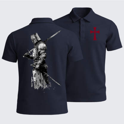 Men’s Premium Cotton Polo Shirt - Armor of God