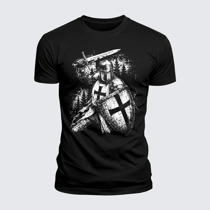 Luxe Mercerized Cotton Tee - A Man of Faith – Warrior of the King