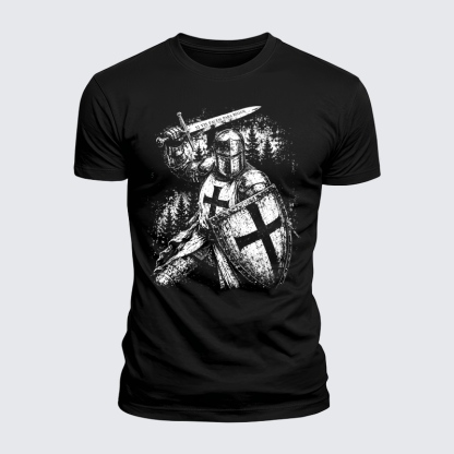 Luxe Mercerized Cotton Tee - A Man of Faith – Warrior of the King