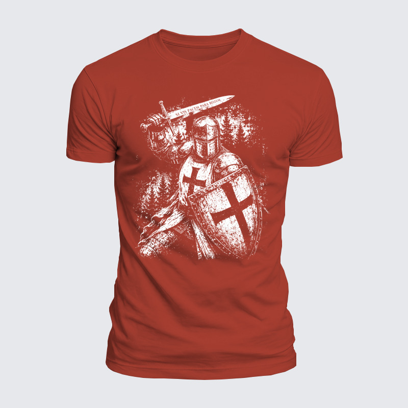 Luxe Mercerized Cotton Tee - A Man of Faith – Warrior of the King