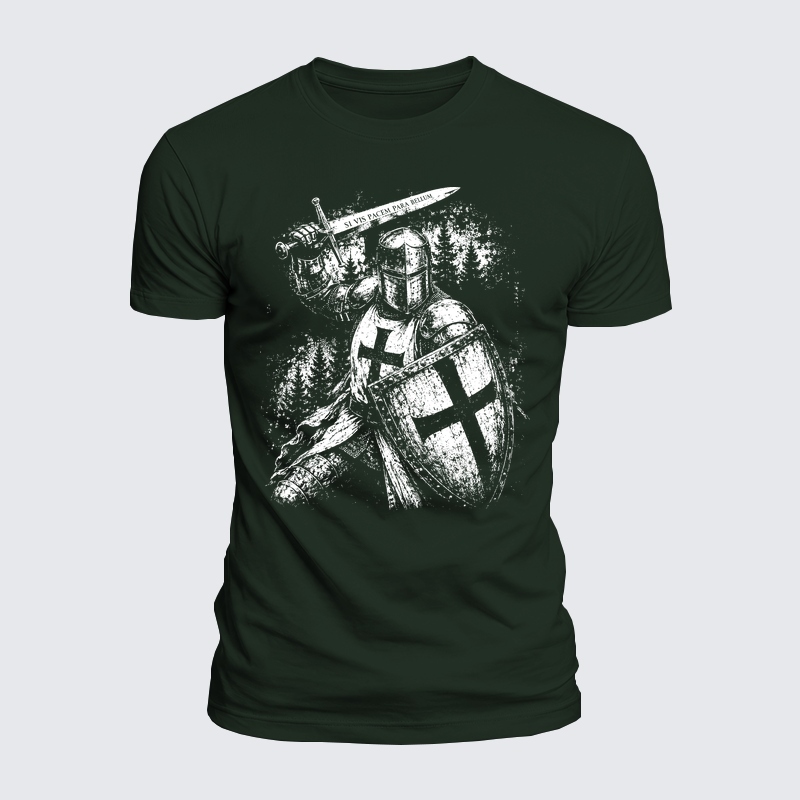 Luxe Mercerized Cotton Tee - A Man of Faith – Warrior of the King
