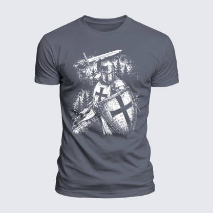 Luxe Mercerized Cotton Tee - A Man of Faith – Warrior of the King