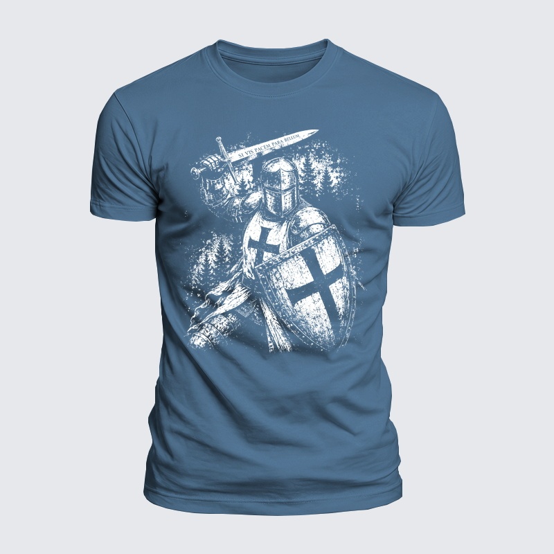 Luxe Mercerized Cotton Tee - A Man of Faith – Warrior of the King