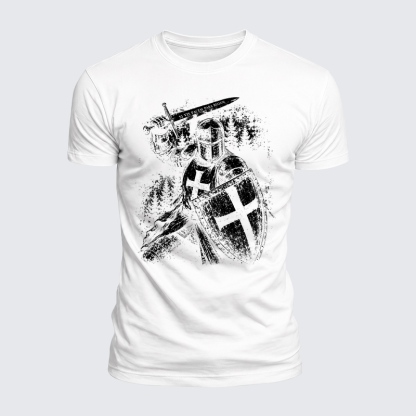 Luxe Mercerized Cotton Tee - A Man of Faith – Warrior of the King