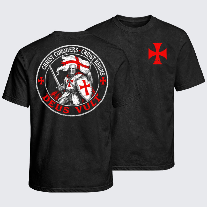 Washed T-Shirt - Deus Vult