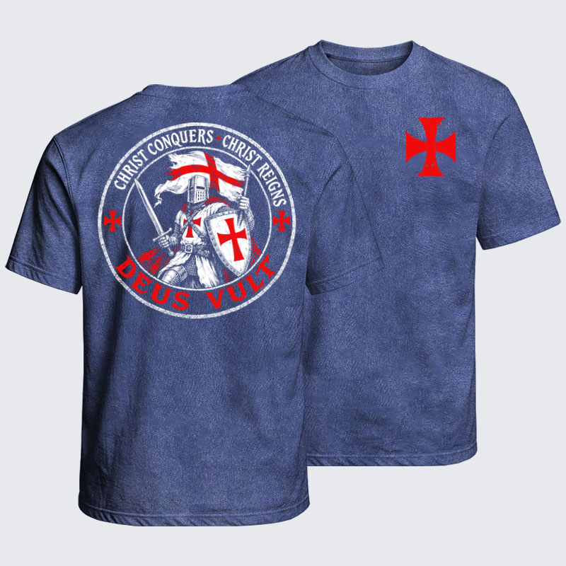 Washed T-Shirt - Deus Vult