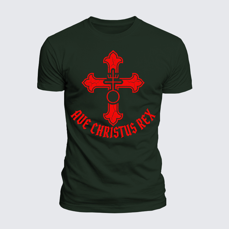Luxe Mercerized Cotton Tee - Ave Christus Rex