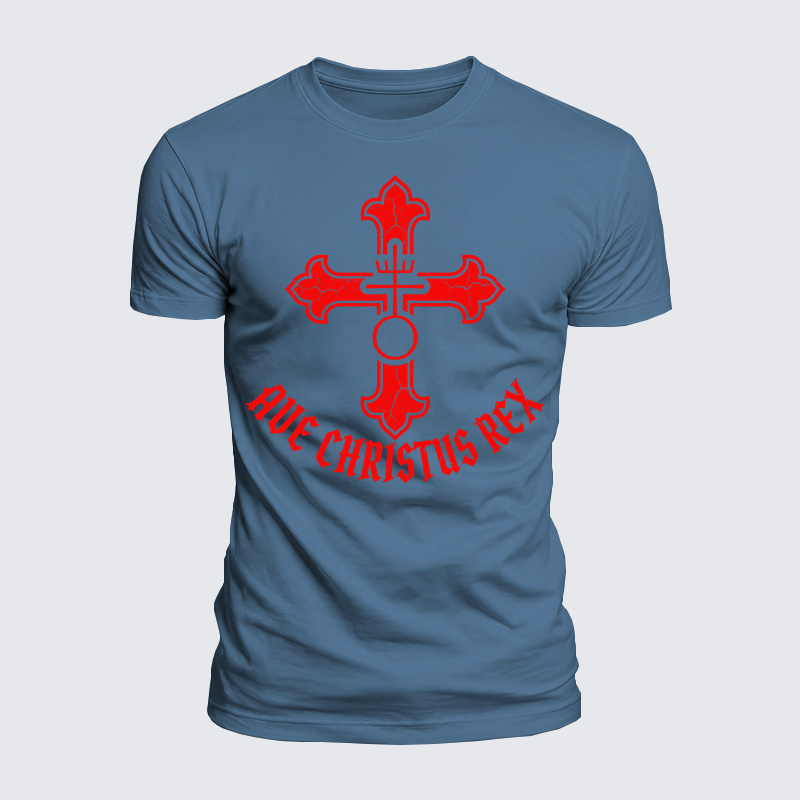 Luxe Mercerized Cotton Tee - Ave Christus Rex